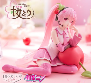 2/27 初音ミク 桜ミク さくらんぼクッションver. Desktop Cute フィギュア
