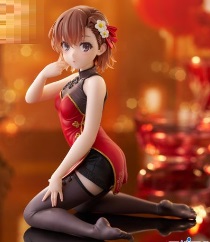 1/30 とある科学の超電磁砲 御坂美琴 チャイナドレスver. Desktop Cute フィギュア