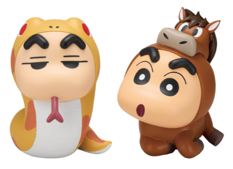 12/3 クレヨンしんちゃん へびしんちゃんとうましんちゃん  コスプレしんちゃんフィギュア 全2種