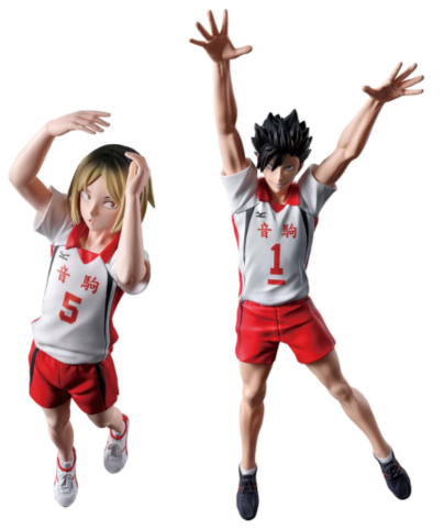 4/9 ハイキュー!! ポージングフィギュア 孤爪研磨・黒尾鉄朗 セカンドユニフォームver. 全2種