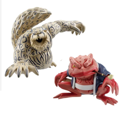 【海外オーダー商品】5/8 NARUTO-ナルト- 疾風伝 守鶴 ＆ ガマブン太  ソフビフィギュア 全２種