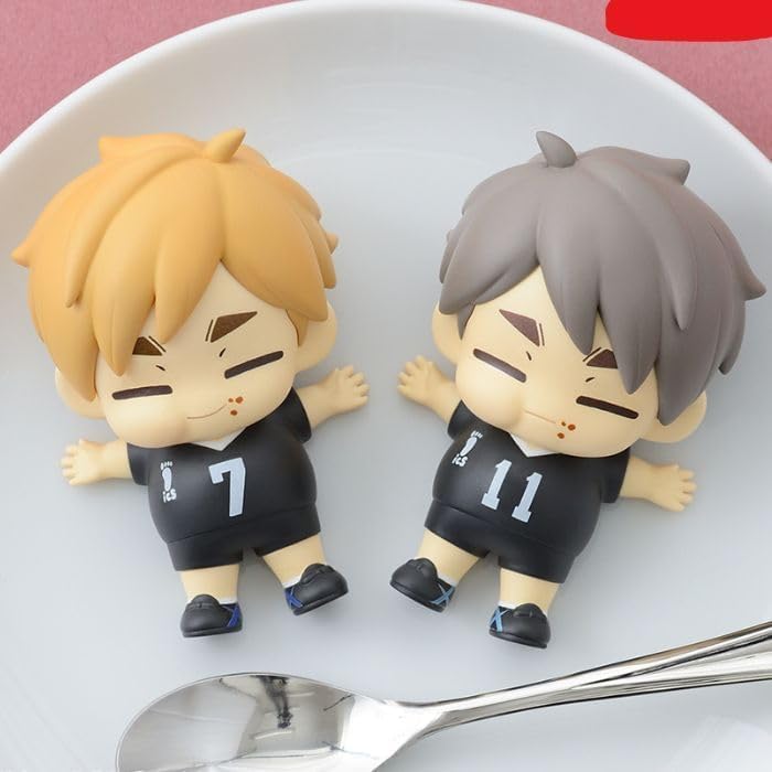 【先着2個まで】9/13 『ハイキュー!!』 まんぷくごちそうさマスコット ミニフィギュアVol.2 全2種 （宮侑 宮治）