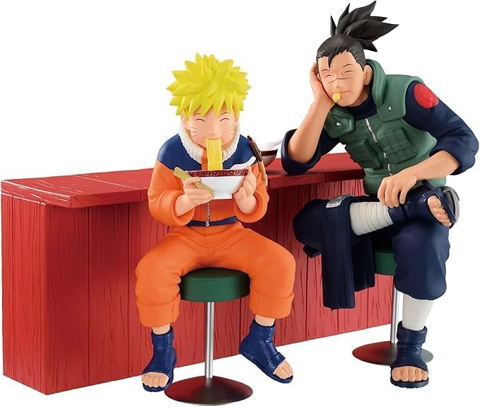 9/12 NARUTO-ナルト- うずまきナルト＆うみのイルカ フィギュア-一楽でのひととき