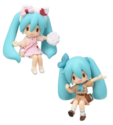 【買取不可】6/20 初音ミクシリーズ 初音ミク Vol.1 ふわぷちちょこのせミニフィギュア 全2種