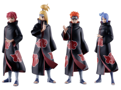 7/14 NARUTO-ナルト- 疾風伝 サソリ デイダラ ペイン 小南 Figuno SASORI・DEIDARA・PAIN・KONAN 全4種