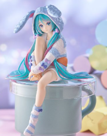 7/11 初音ミク ぬーどるストッパーフィギュア うさ耳パジャマ・ブルーver.