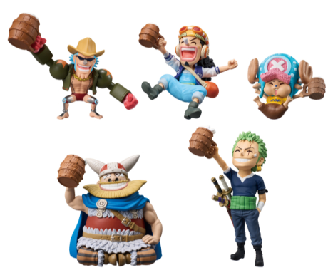9/3 ワンピース ワールドコレクタブルフィギュア 宴2 フランキー ウソップ チョッパー ブロギー  ゾロ 全5種