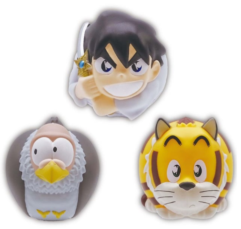 9/18 真･侍伝YAIBA  鉄刃 カゲトラ 庄之介 バウンドボールフィギュアvol.1 全3種